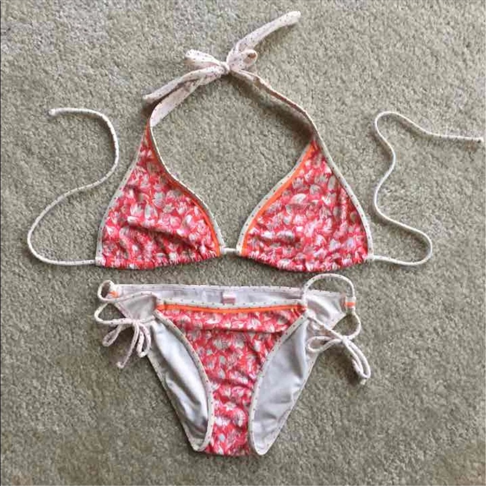 VS Lg Top/XS Bottom Floral Bikini